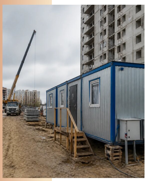 Аренда строительных вагончиков для рабочих в Ульяновске